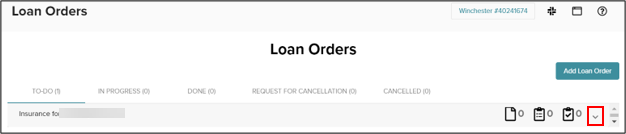 Loan order to do 
