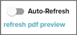 Auto-Refresh slider