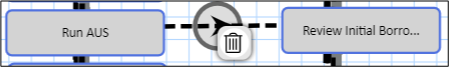 Delete Icon, garbage can displayed