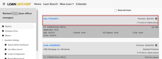 Main Dashboard pipeline
